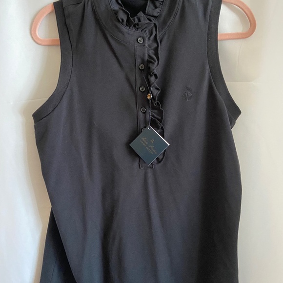 Brooks Brothers Sleeveless Ruffle Shirt - Picture 1 of 4